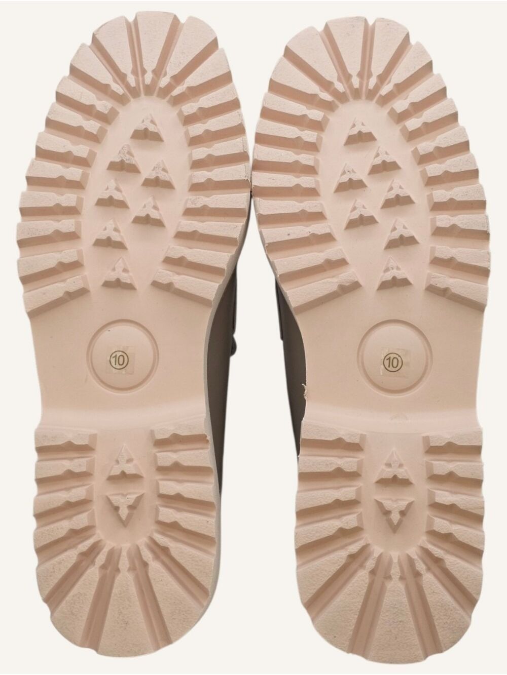 CCOCCI Megan Taupe Horsebit Lug Sole Loafers Size 10 NWOB - Picture 6 of 10